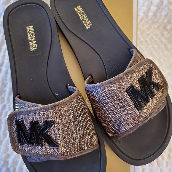 MICHAEL KORS Women's PALMER Glitter Chain Mesh /Bl - Picture 1 of 3